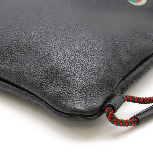 Gucci Gucci Leather Print Drawstring Backpack 2WAY Leather Backpack 516639 - Picture 3 of 8